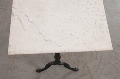 French Early 20th Century Marble-Top Bistro Table