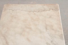 French Early 20th Century Marble-Top Garden Table
