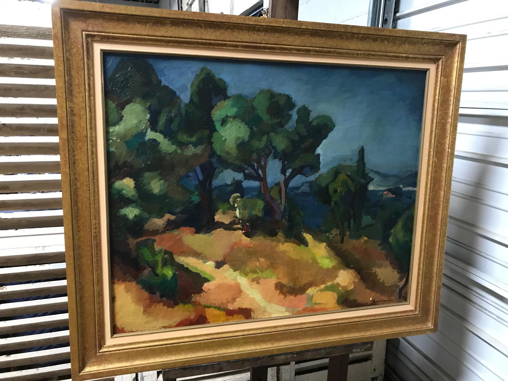 French Early 20th Century Oil on Canvas For Sale 7
