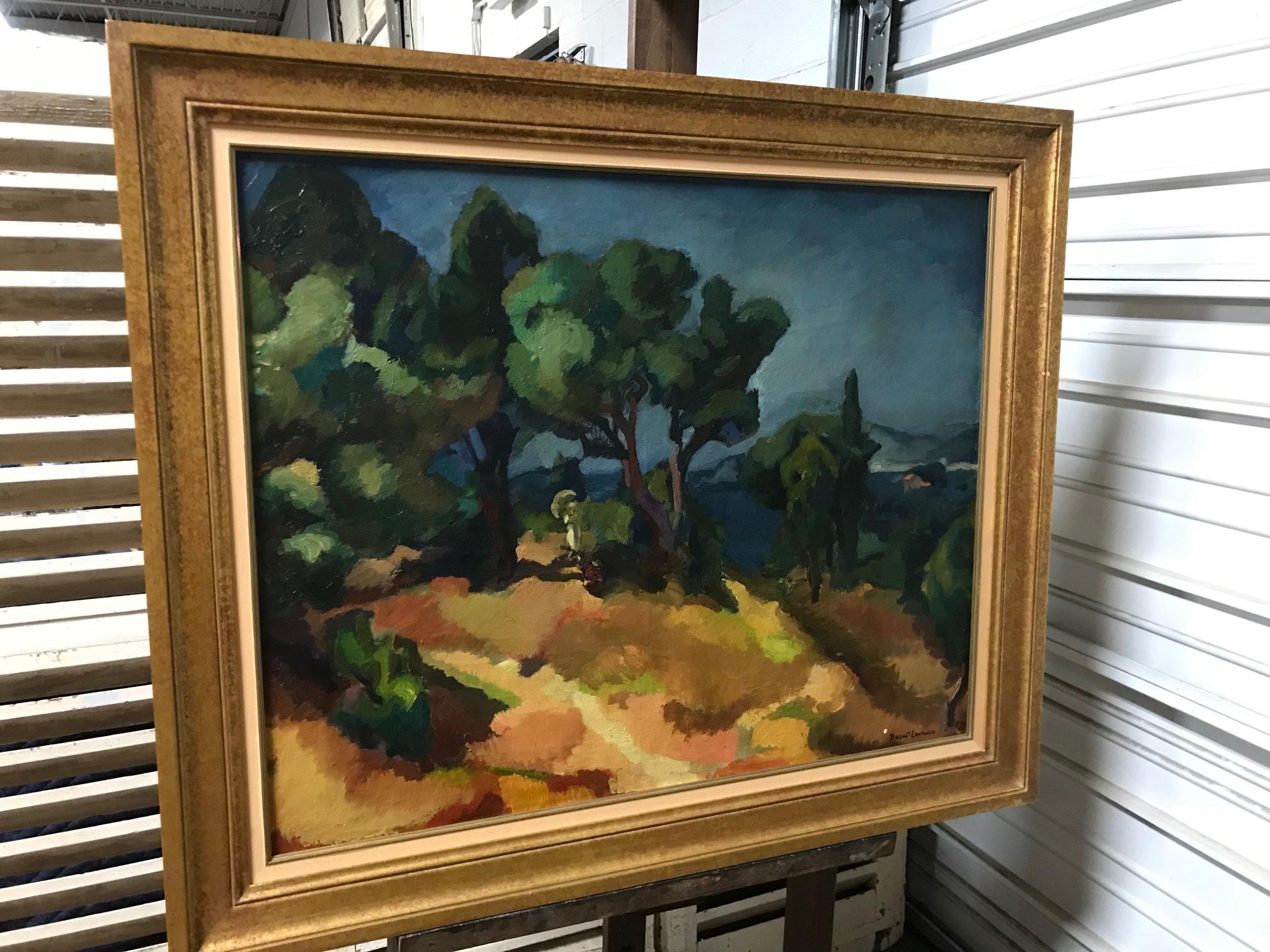 French Early 20th Century Oil on Canvas For Sale 6