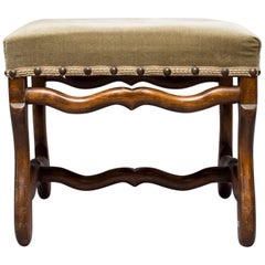 French Early 20th Century Os De Mouton Stool or Bench