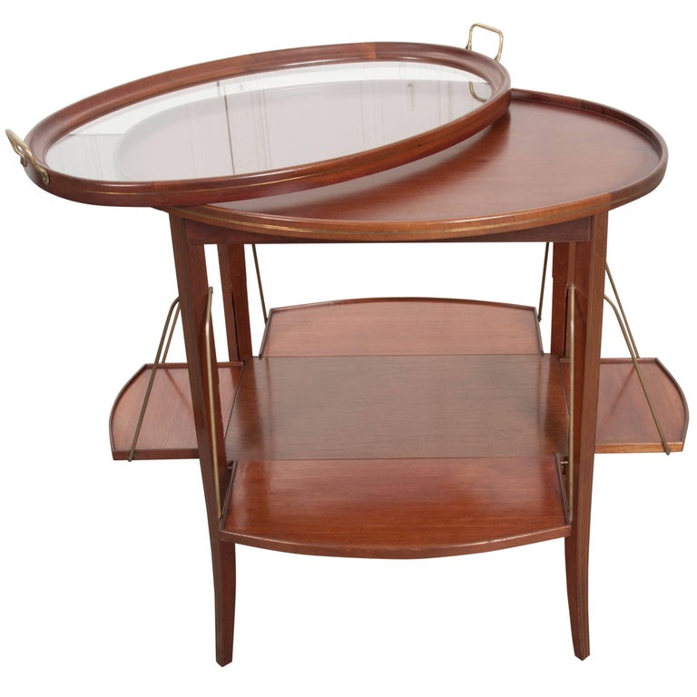 French Early 20th Century Oval Mahogany Tea Table at 1stDibs oval tea