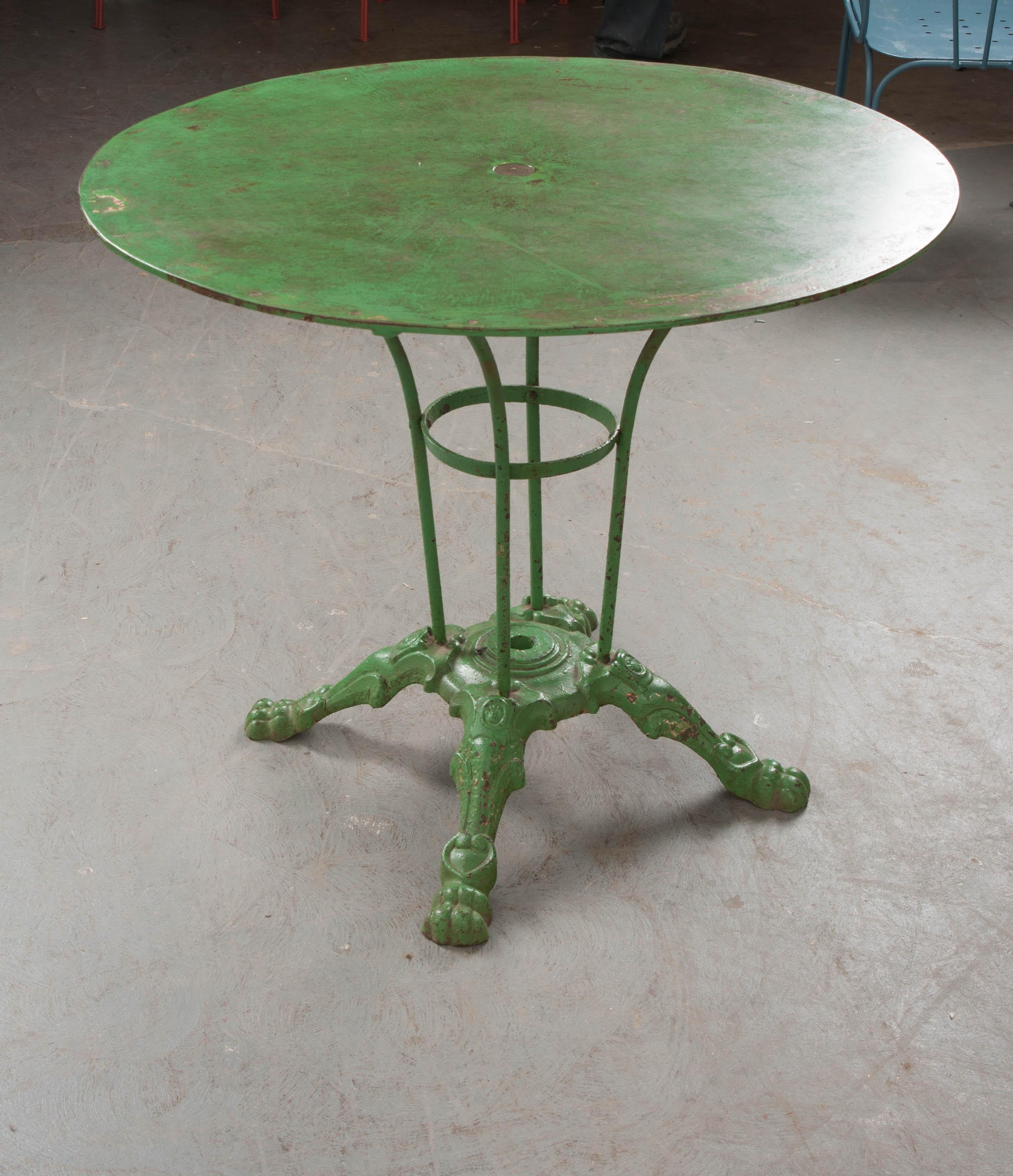 French Early 20th Century Painted Garden Table 3