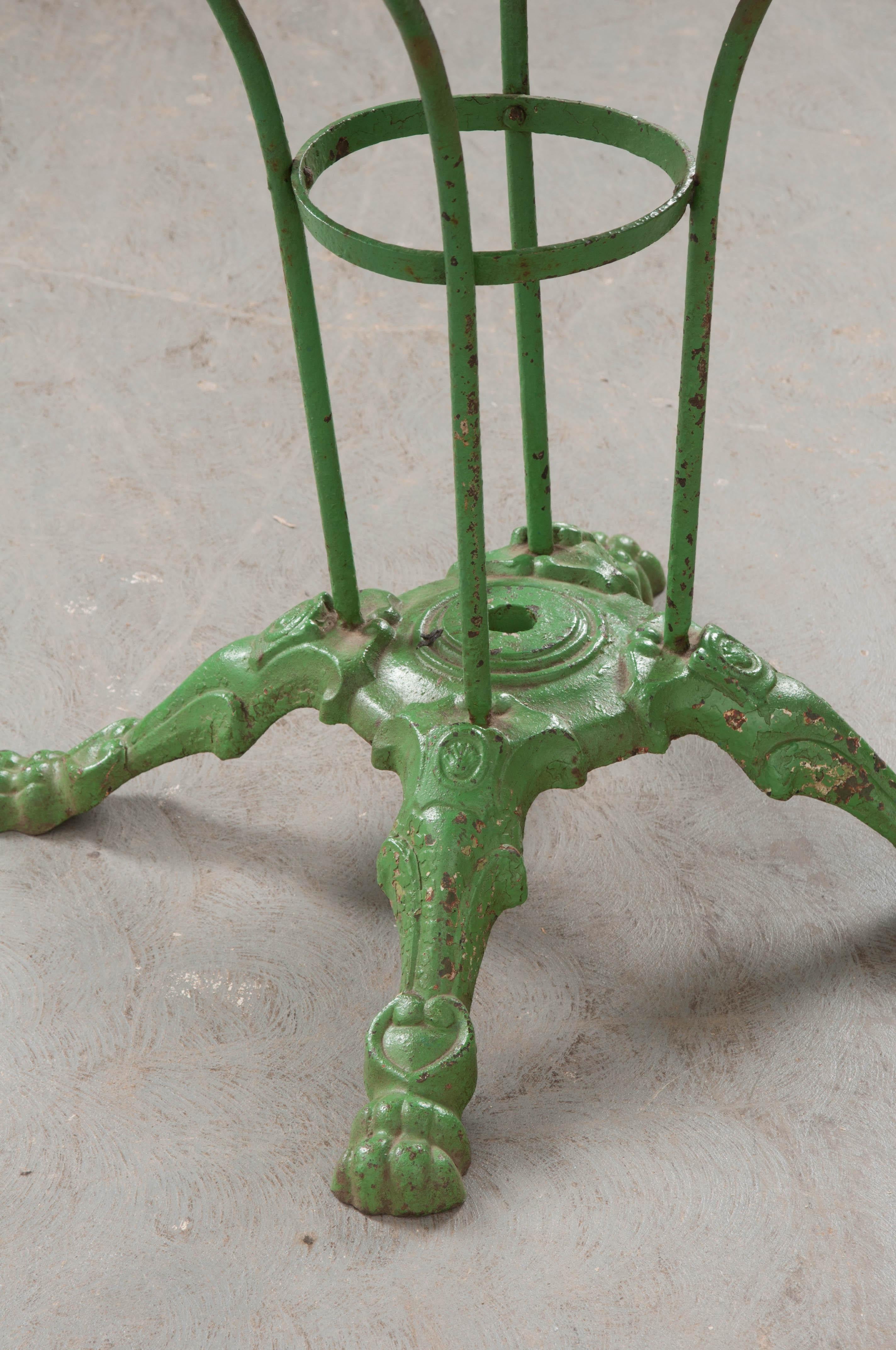 French Early 20th Century Painted Garden Table 4