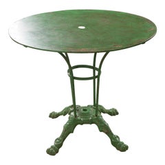 Antique French Early 20th Century Painted Garden Table