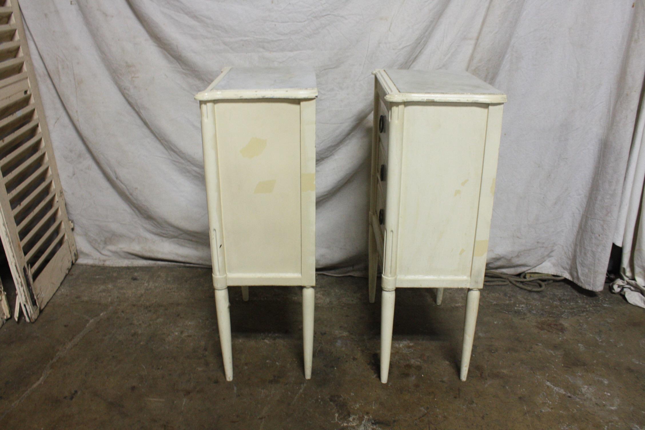 French Early 20th Century Pair of Night Stands 4