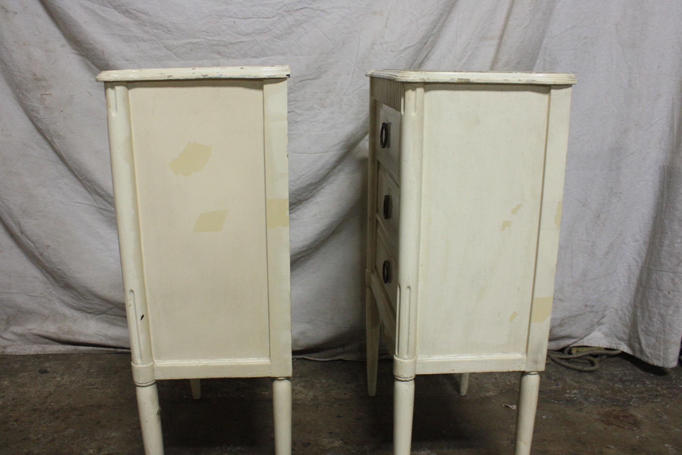 French Early 20th Century Pair of Night Stands 5