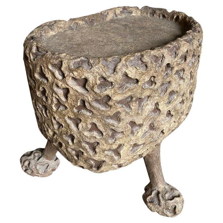 French Early 20th Century PapierMache Side Table For Sale at 1stDibs