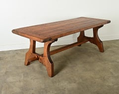 French Early 20th Century Pine Refectory Table