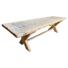 French Early 20th Century Primitive Farm Table