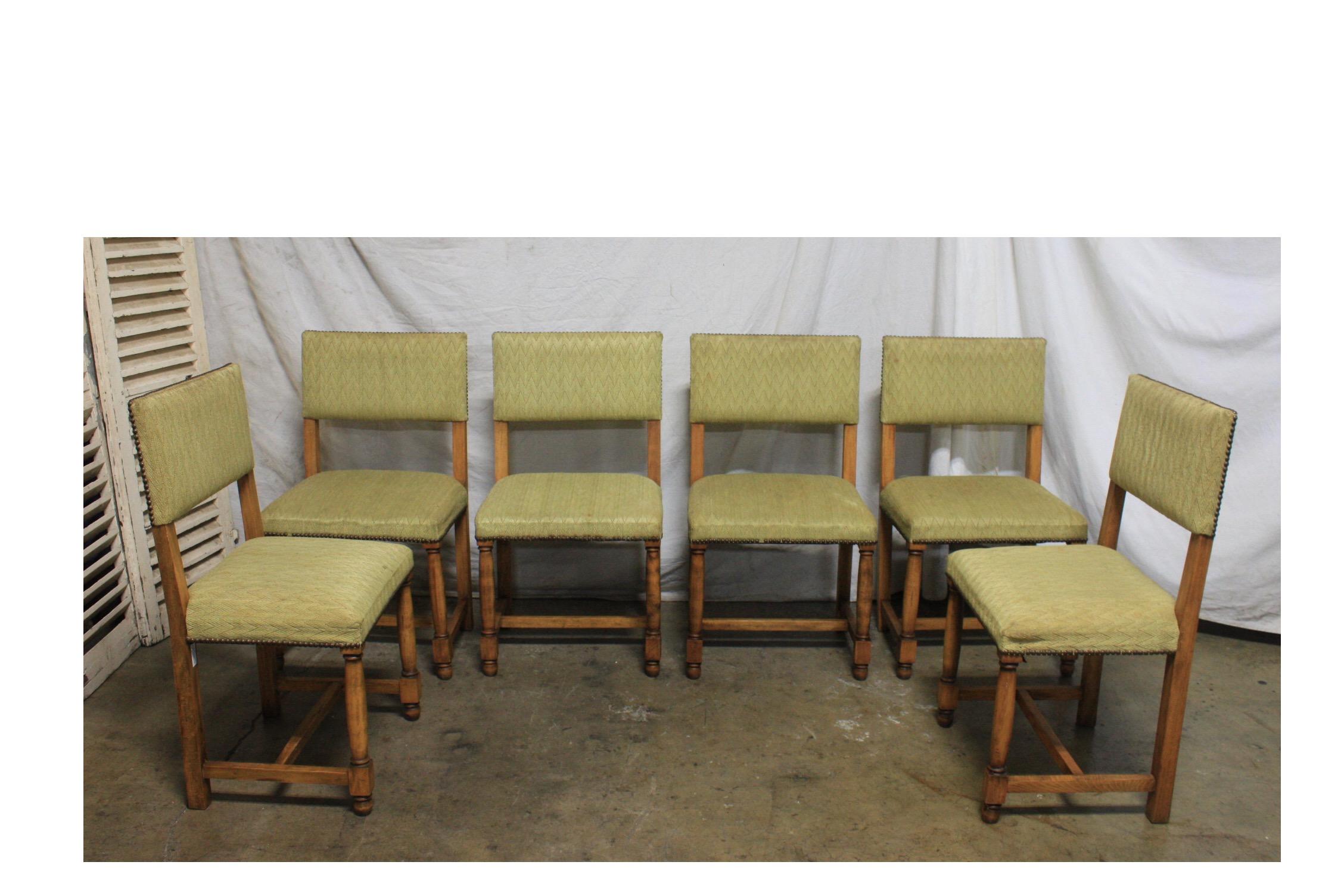 French Early 20th Century Set of Dining Chairs and Armchairs 8