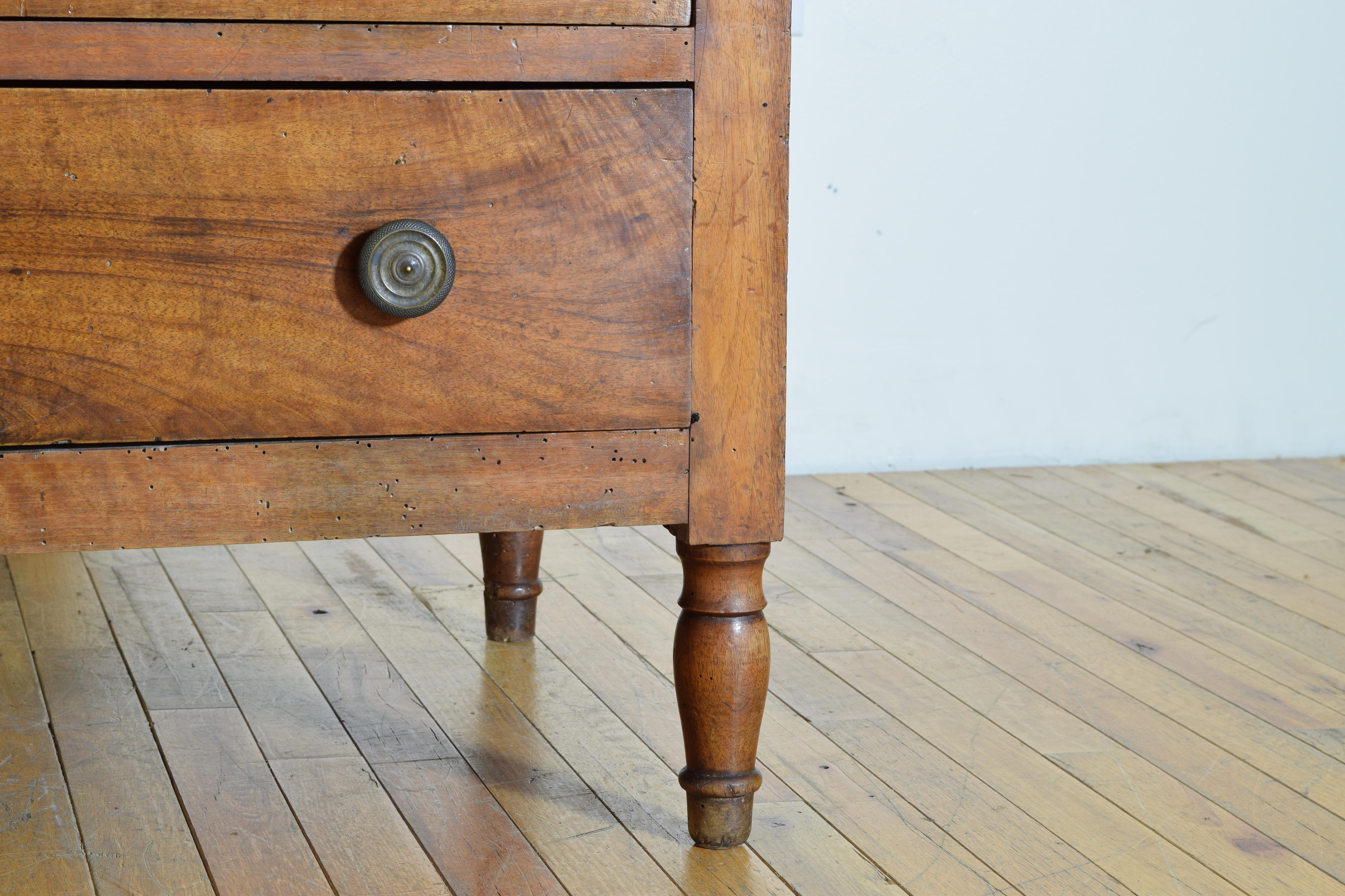 French Early Neoclassic Cherrywood 3-Drawer Commode, ca. 1800 1