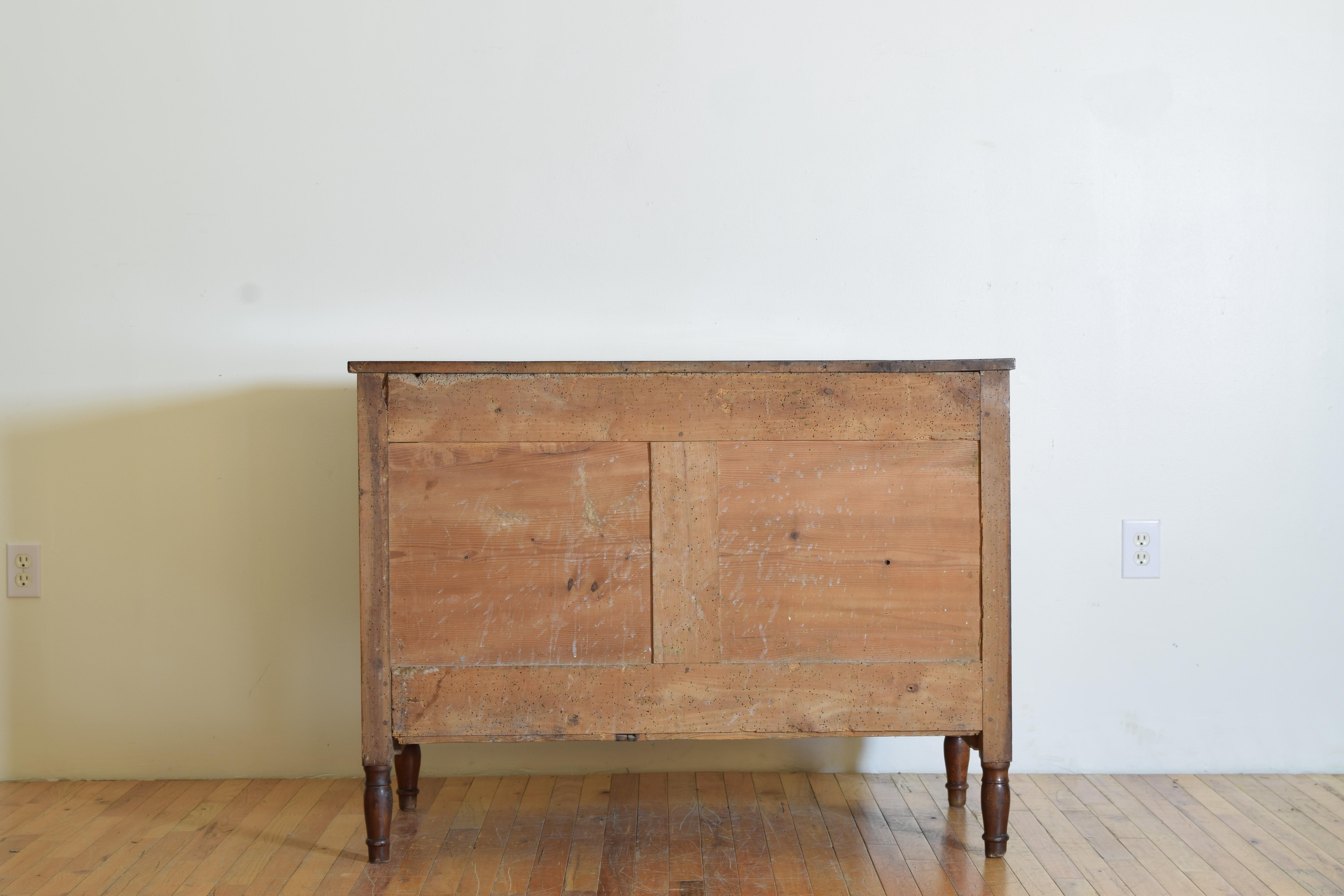 French Early Neoclassic Cherrywood 3-Drawer Commode, ca. 1800 3
