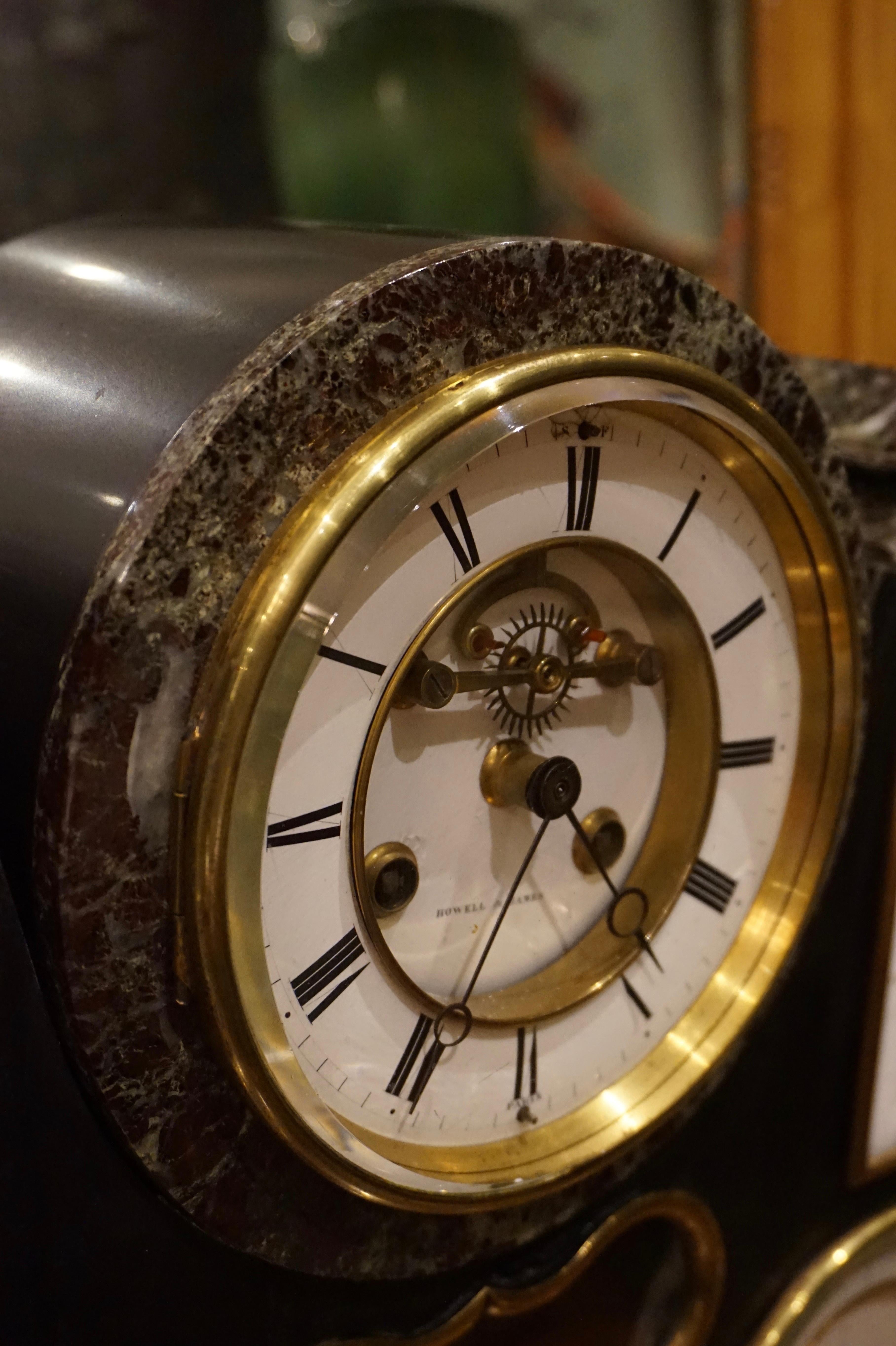 Reloj Calendario Perpetuo Antiguo Francés en venta 6