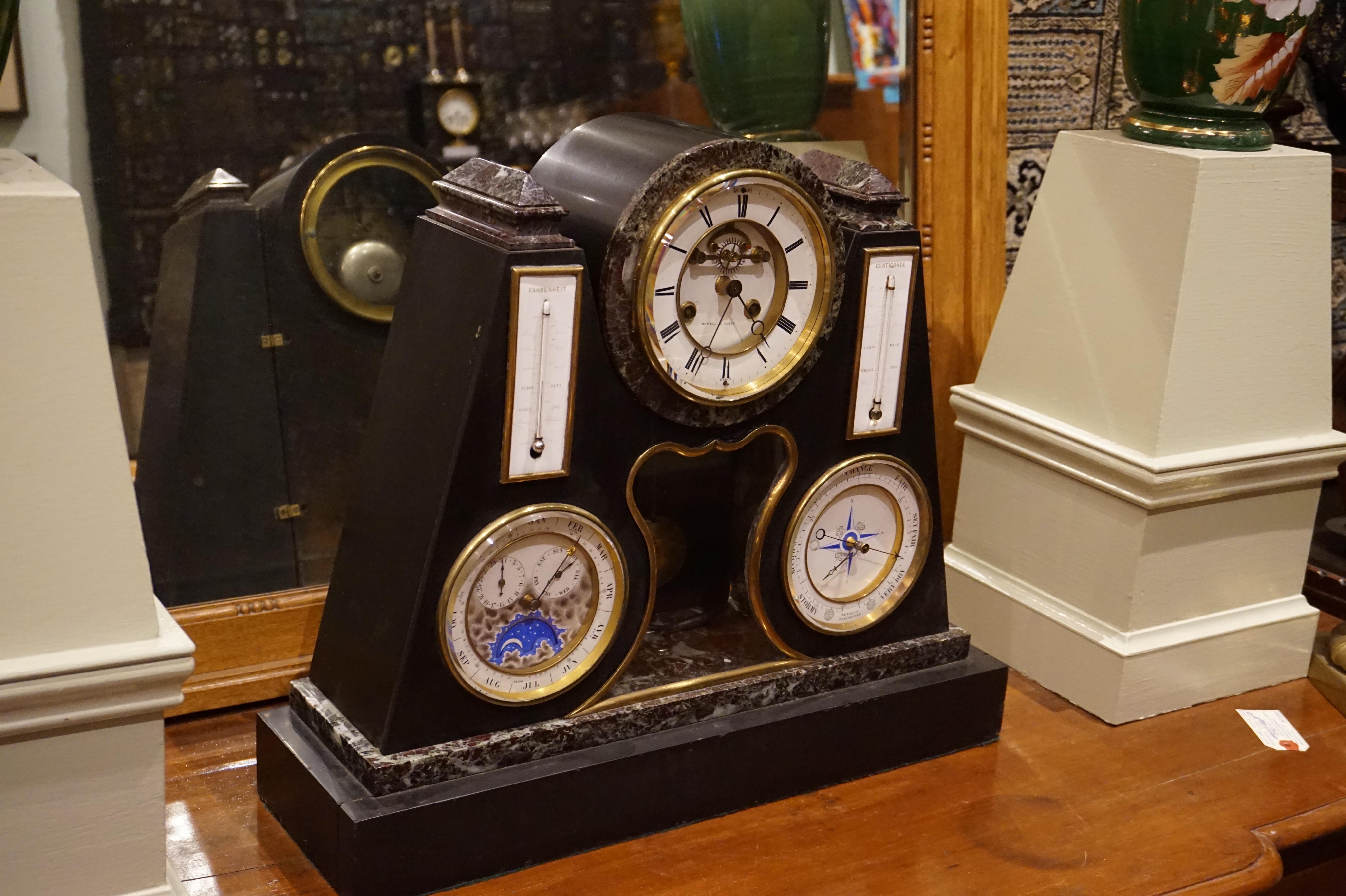 antique calendar clock