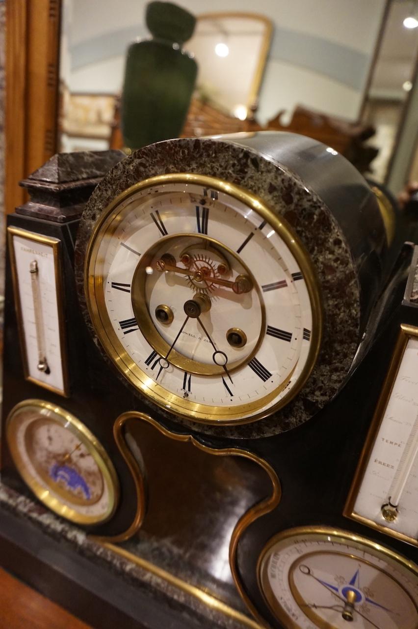 Reloj Calendario Perpetuo Antiguo Francés Mediados del siglo XIX en venta