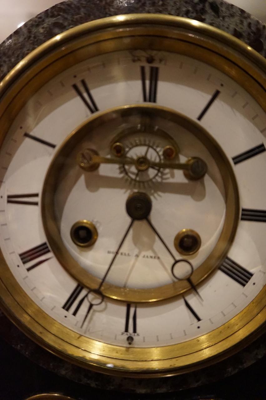 French Early Perpetual Calendar Clock In Good Condition For Sale In Vancouver, British Columbia