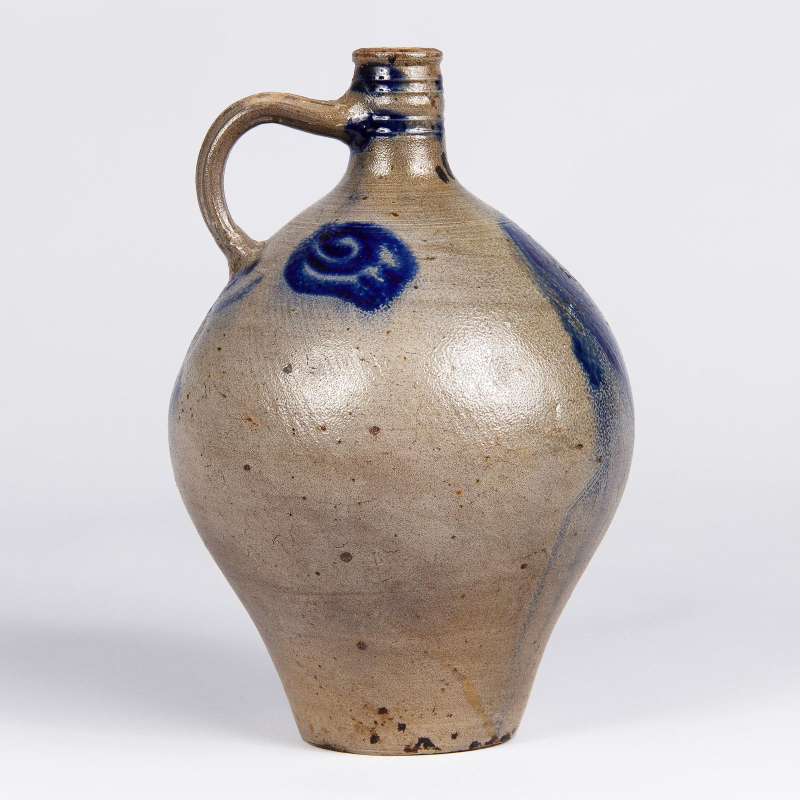 French Earthenware Cruche from Alsace Region, 1920s 5
