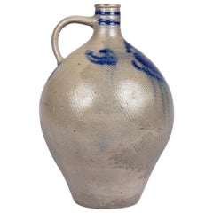 French Earthenware Jar from Alsace Region, 1920s