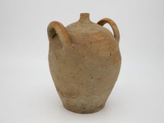 French Earthenware Jug, Late 19th Century