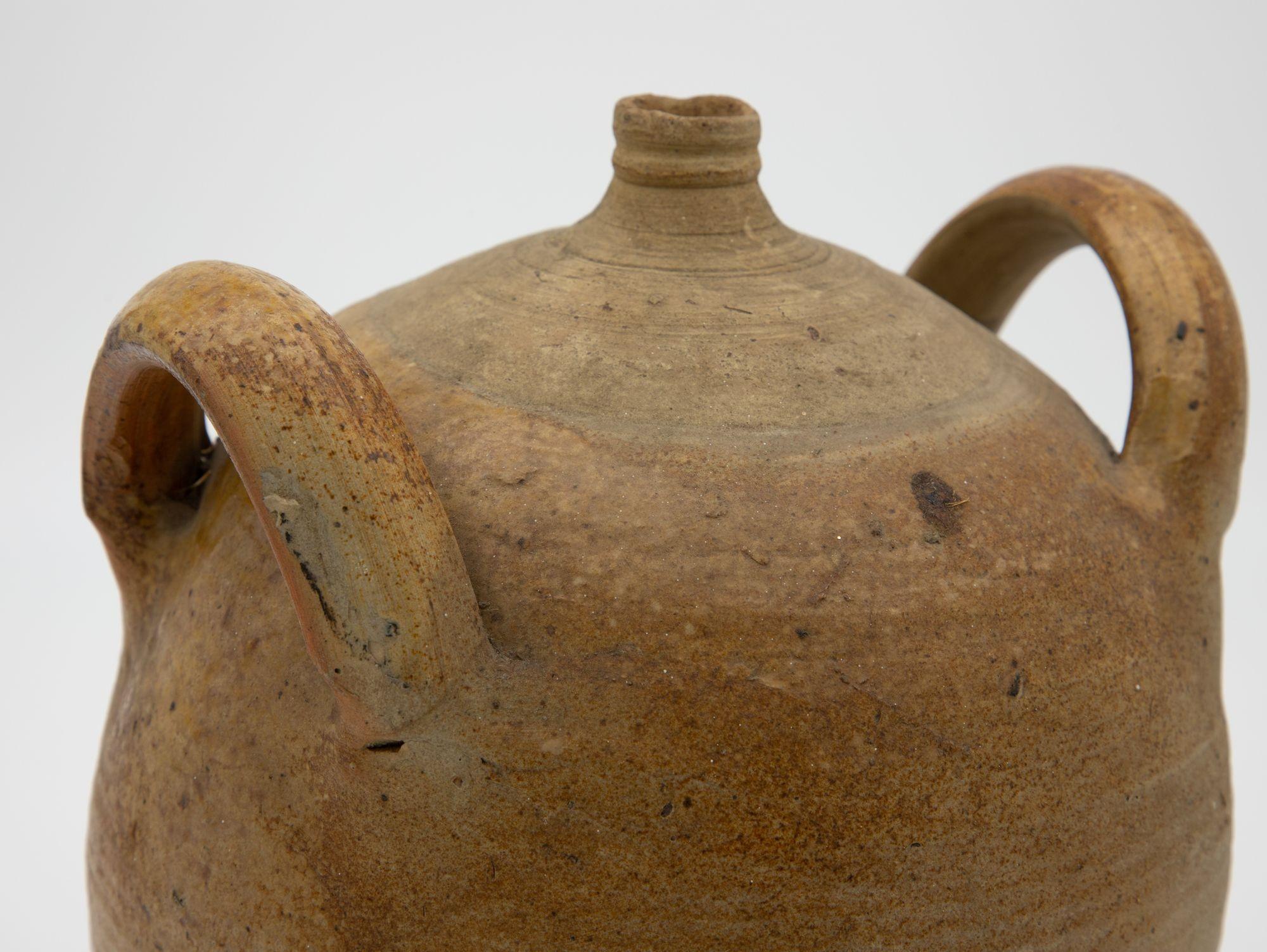 French Earthenware Jug, Late 19th Century For Sale 1