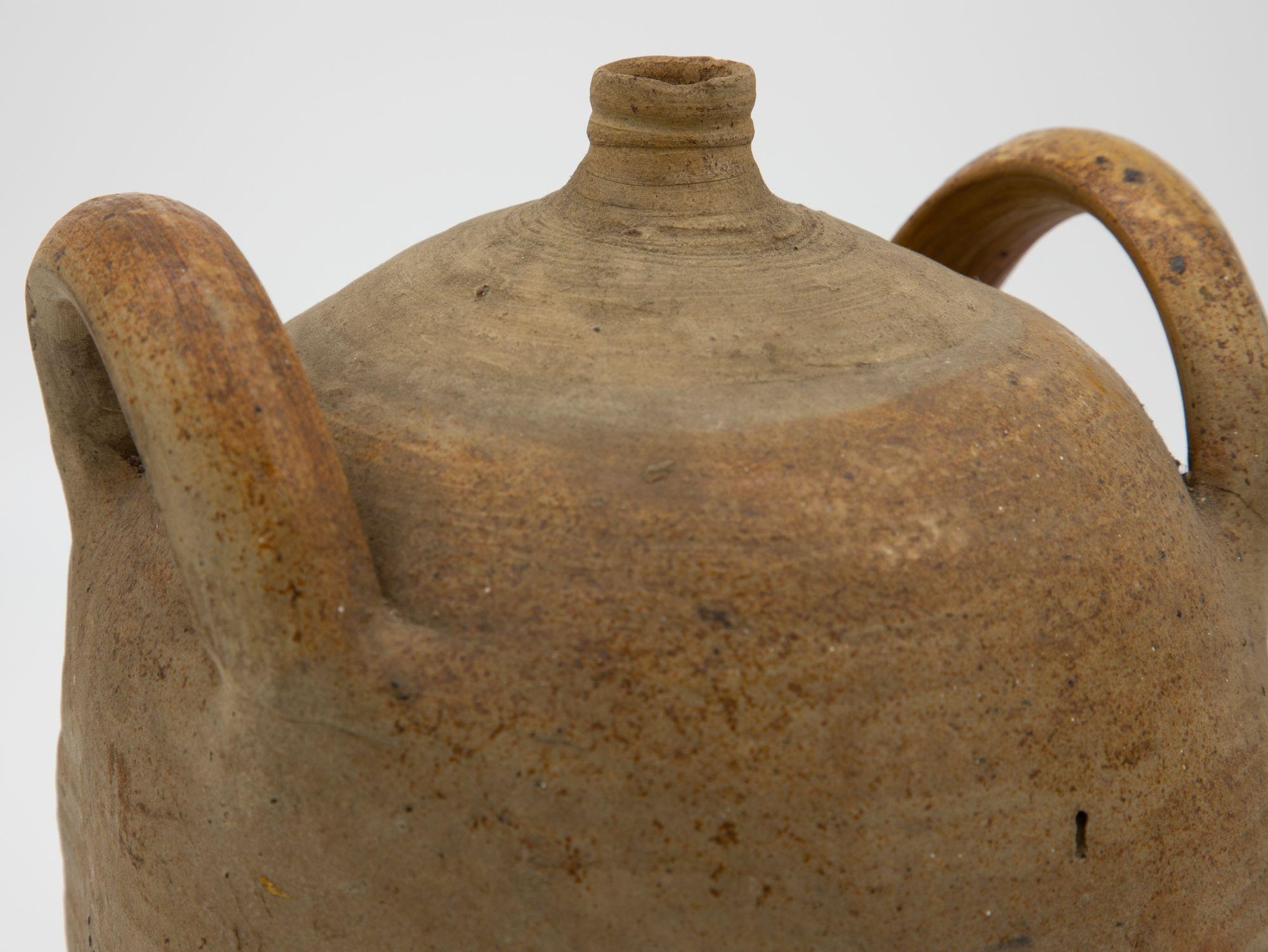 French Earthenware Jug, Late 19th Century For Sale 3