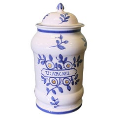Vaso da farmacia in terracotta francese