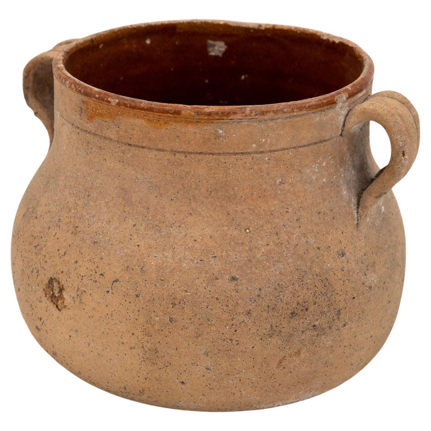 Französische Vase oder Gefäß aus Steingut, frühes 20. Jahrhundert