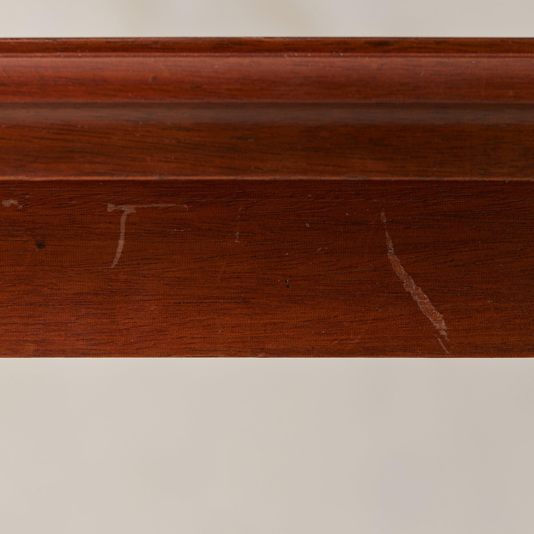 French Eastern Rosewood Side Table with Fluted Legs, 1940s For Sale 5