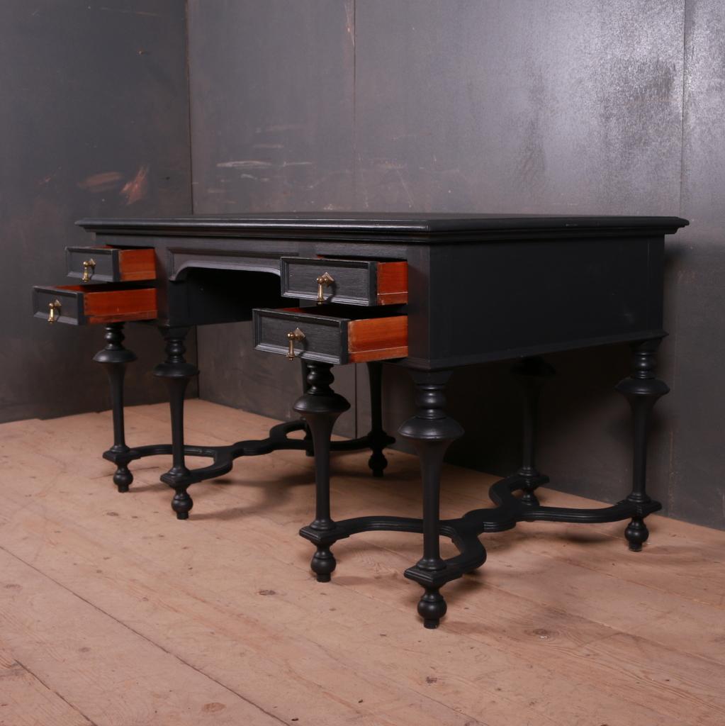 Oak French Ebonized Desk