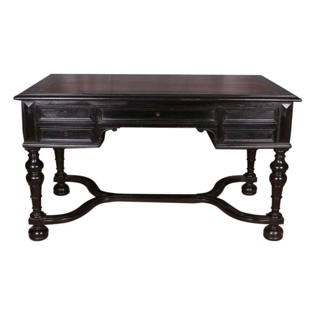 French Ebonized Desk