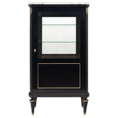 French Ebonized Louis XVI Style Bookcase