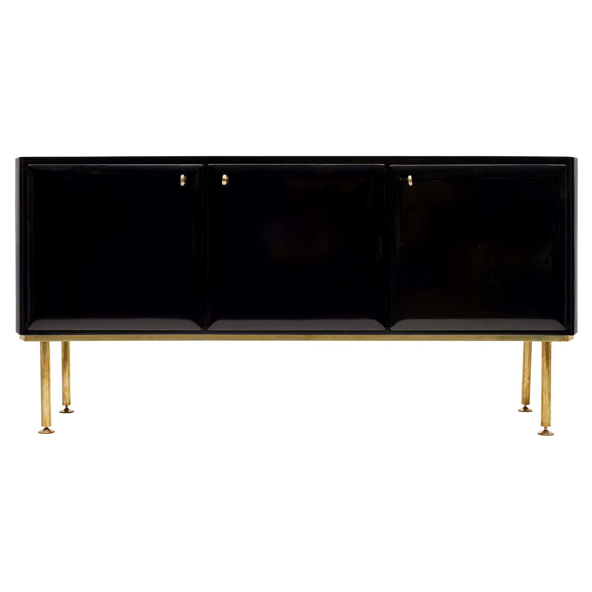 French Ebonized Mid-Century Buffet