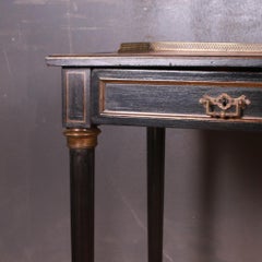 French Ebonized Writing Table