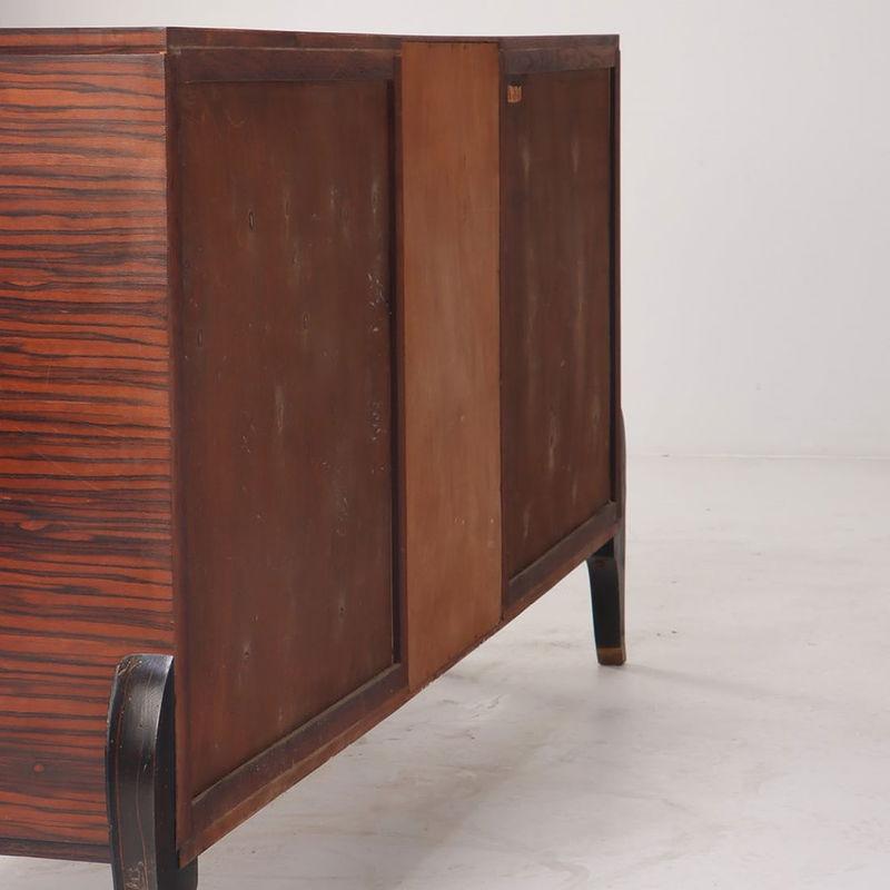 French Ebony Macassar Art Deco Sideboard For Sale 6