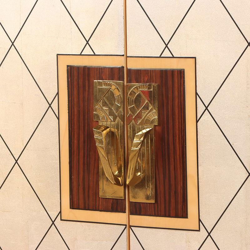 Mid-Century Modern Buffet Art Déco en ébène de Macassar en vente