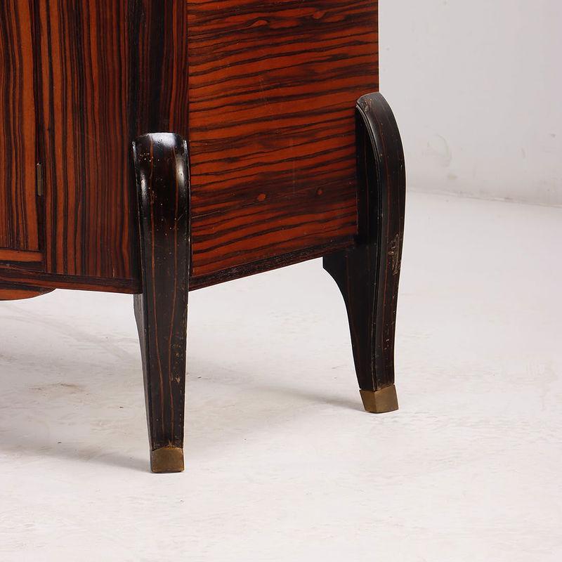 French Ebony Macassar Art Deco Sideboard For Sale 1
