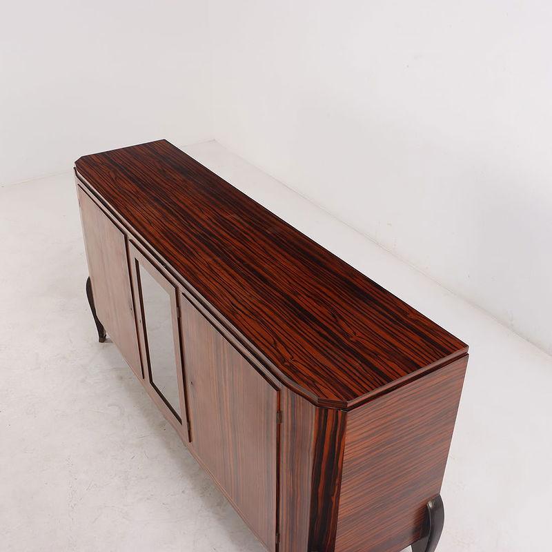 French Ebony Macassar Art Deco Sideboard For Sale 3