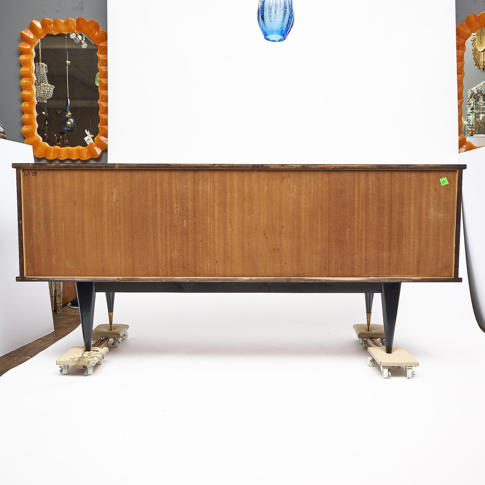 Bordo/buffet in ebano francese di Macassar in vendita 4