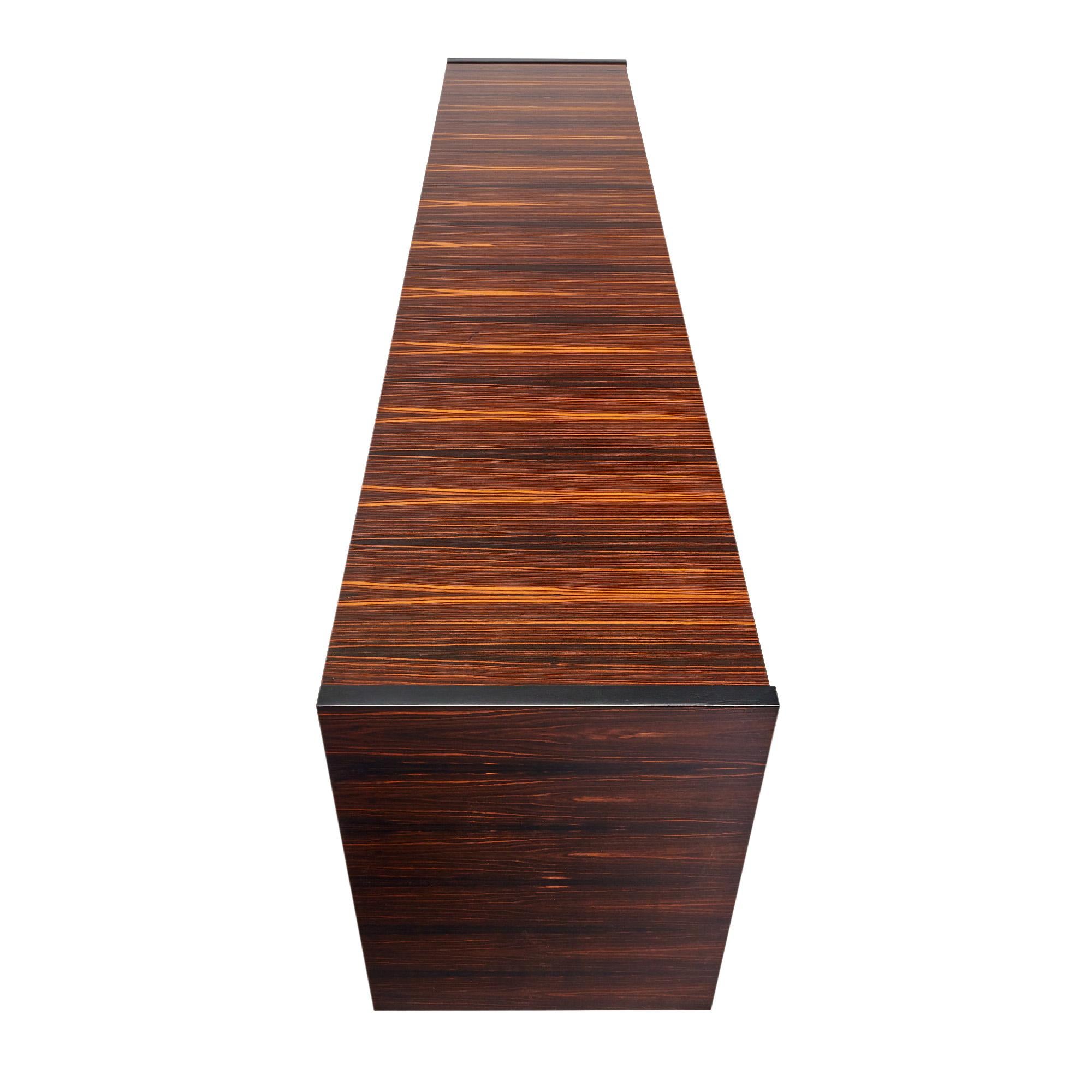 French Ebony of Macassar Mid-Century Buffet 3