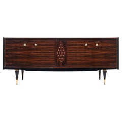 French Ebony of Macassar Mid-Century Buffet