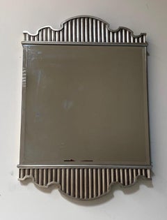 Französischer Eklektizismus Spiegel in Versilberung, 1990er Jahre