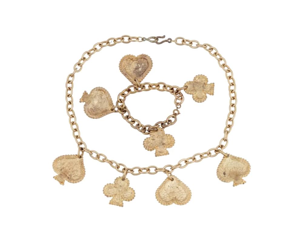 Women's French Edouard Rambaud Necklace And Bracelet Set