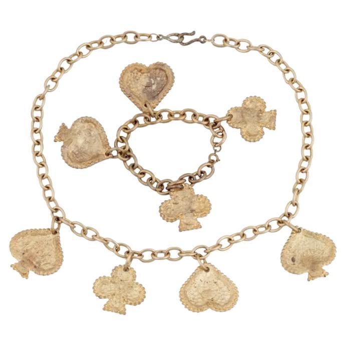 French Edouard Rambaud Necklace And Bracelet Set In Good Condition In New York, NY