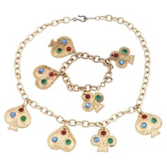 French Edouard Rambaud Necklace And Bracelet Set