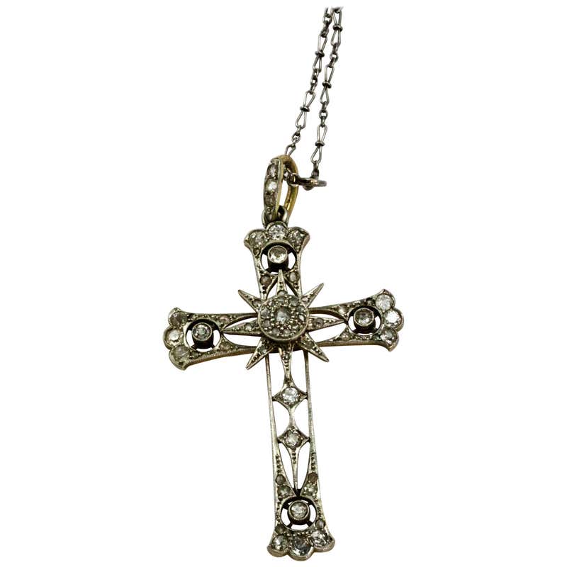 French cross necklace Clearance