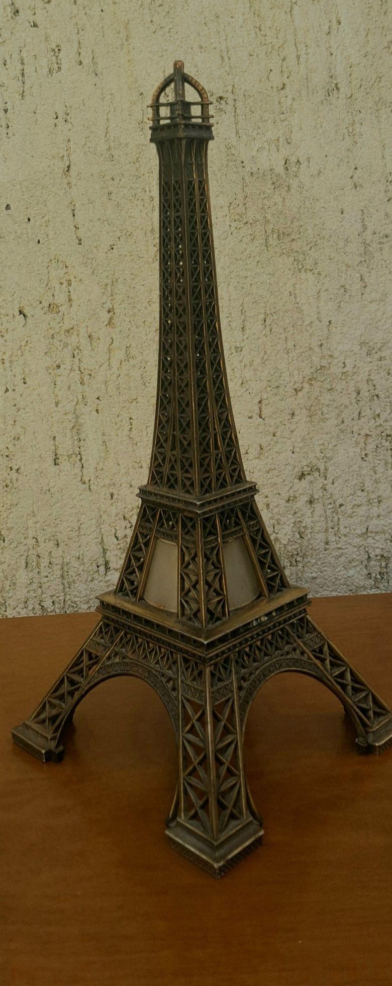 Brass French Eiffel Tower  Table Lamp  For Sale