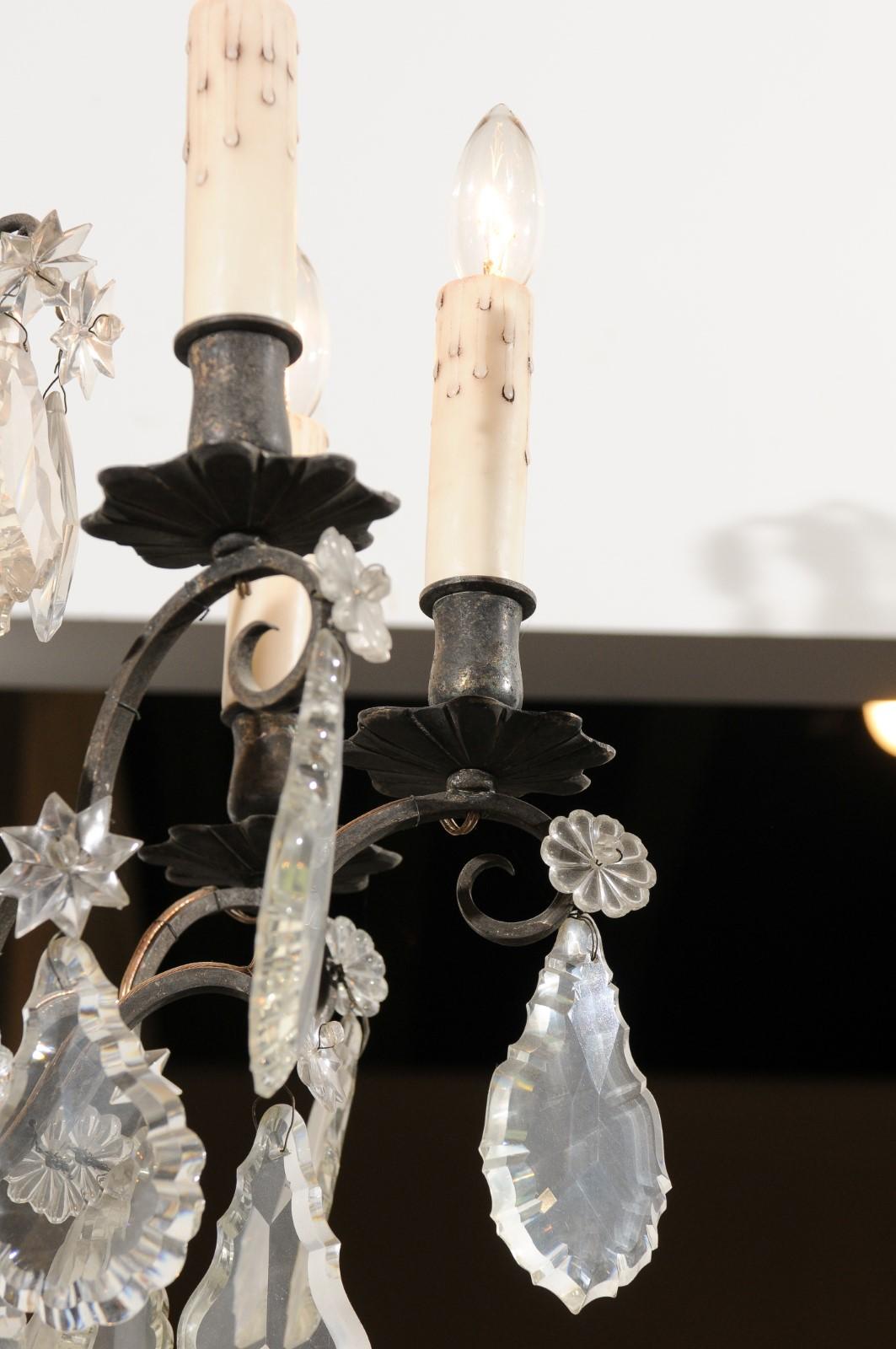 19th century crystal chandeliers