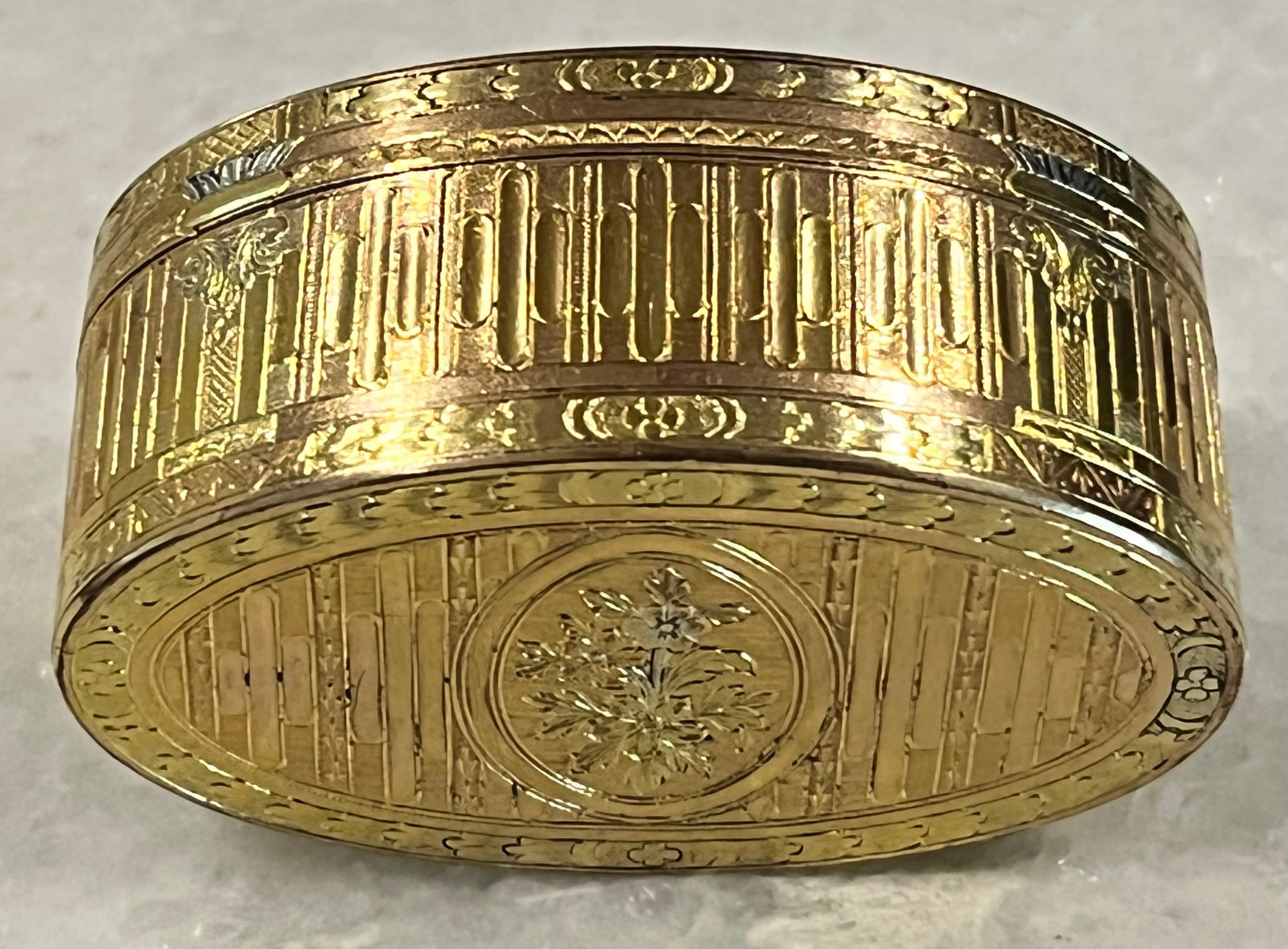 French Eighteenth-Century Silver-Gilt Snuff Box, of Outstanding Quality 6