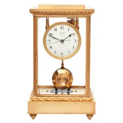 French electrical mantel clock by Bardon Clichy 